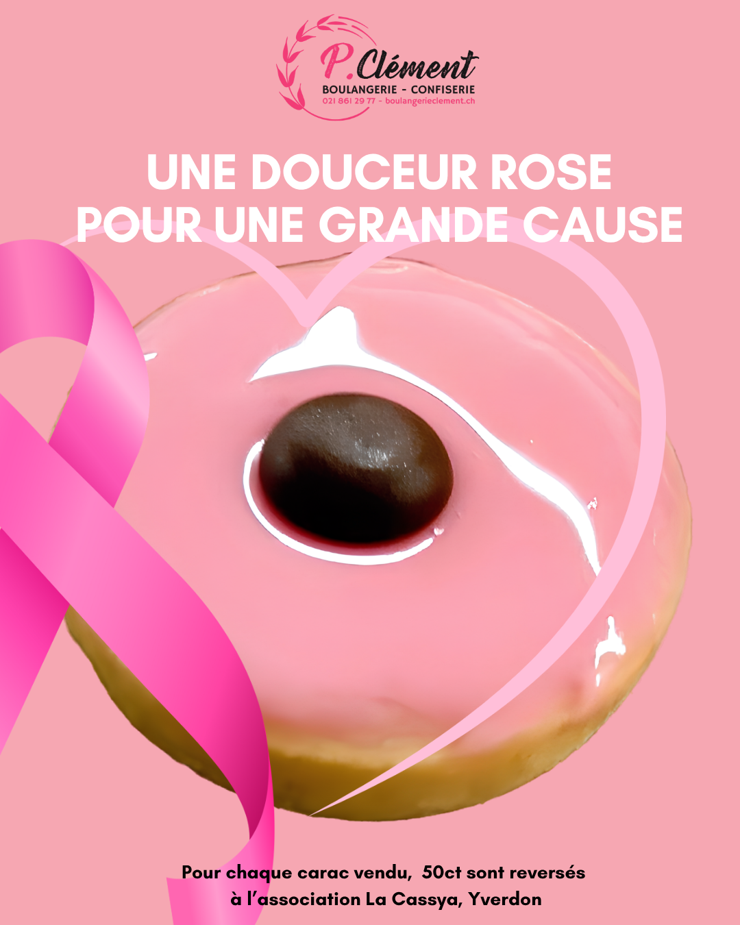 Une bouchée de douceur, pour un geste de coeur.